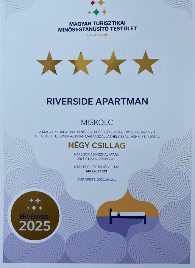 Riverside Apartman**** Miskolc Διαμέρισμα Εξωτερικό φωτογραφία